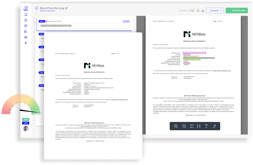 SmartDocumentor Cloud's data quality and accuracy improvement over time